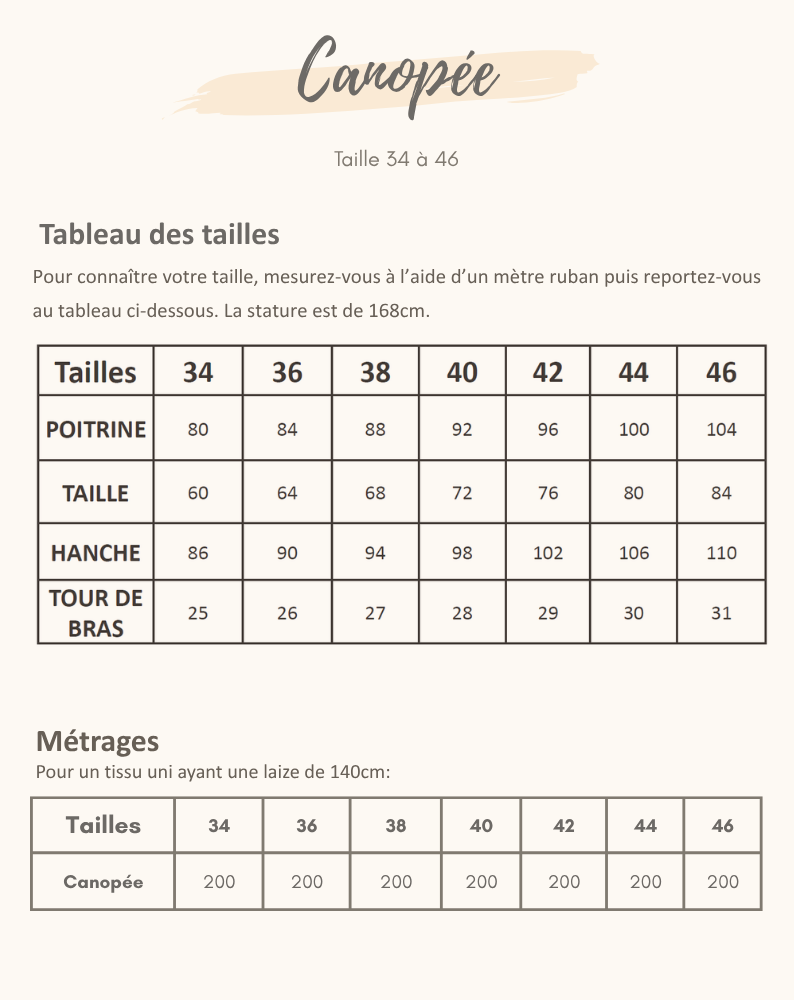 Guide des tailles