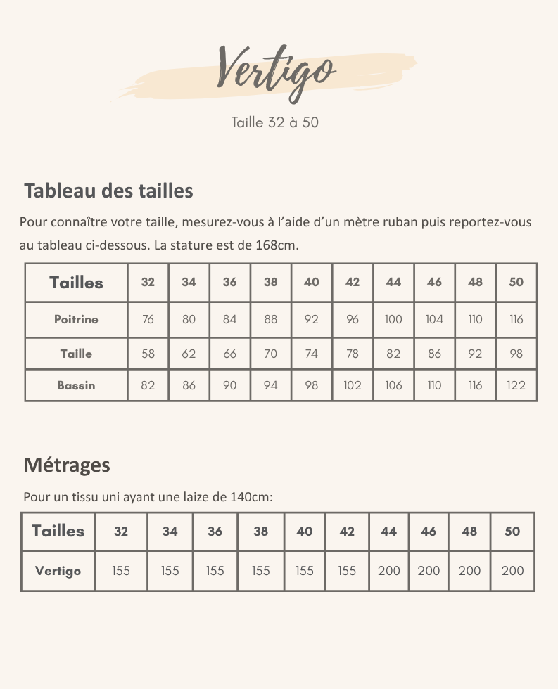 Guide des tailles